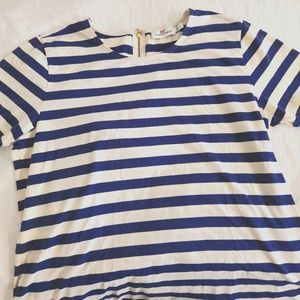 Vineyard Vines Womens Blue White Stripe Swing Dress Size Large